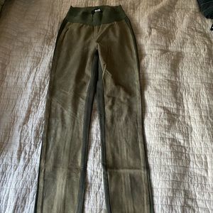 Olive green PAIGE jeggings size S